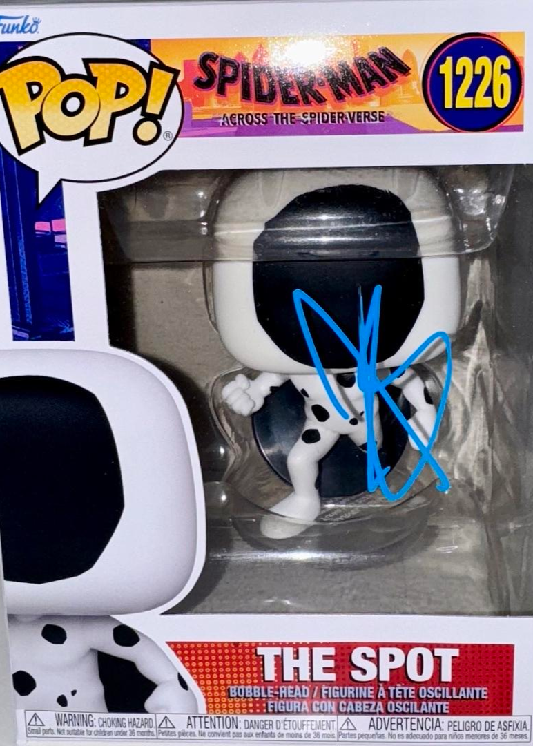 Jason Schwartzman Signed Funko Pop #1226 "The Spot" (Spider-Man) - Beckett COA #01